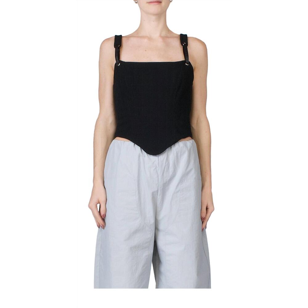 NEW PARIS GEORGIA lottie bodice top in black